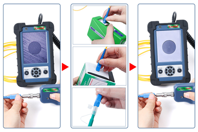 光纤端面检测仪的使用方法